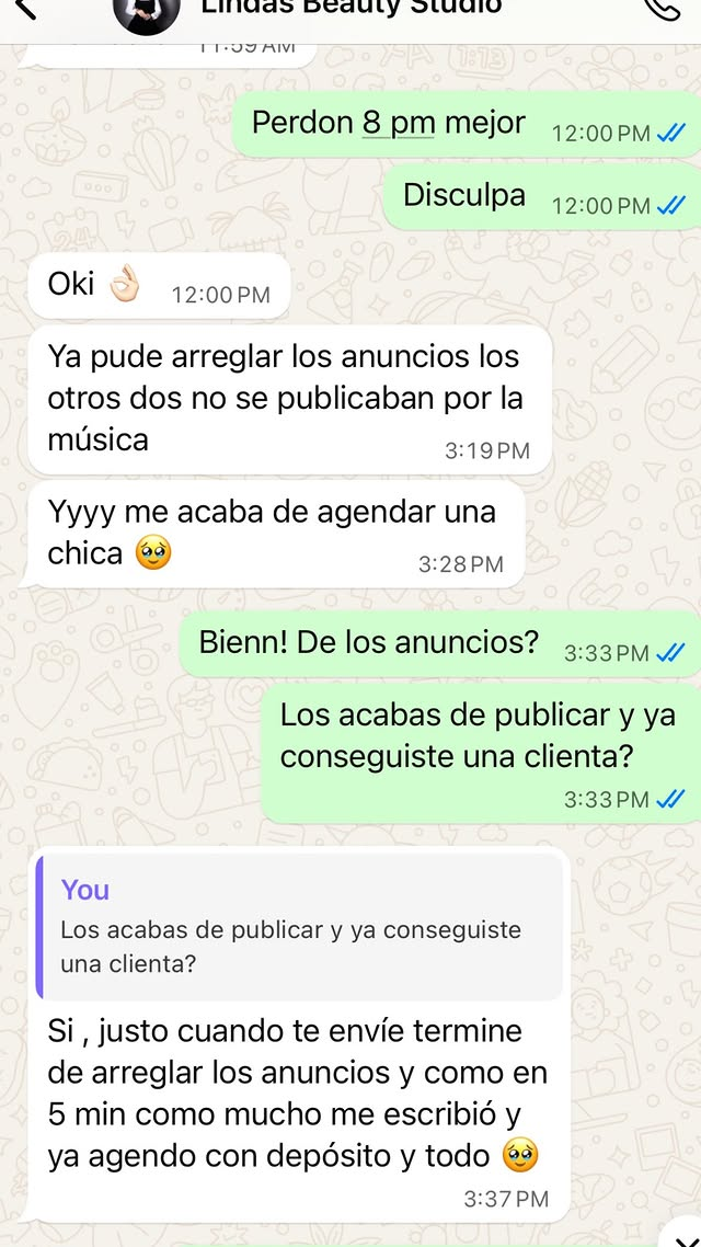 Resultado de clienta 1